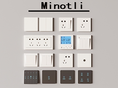 开关 开关插座面板 联排插座 空调开关