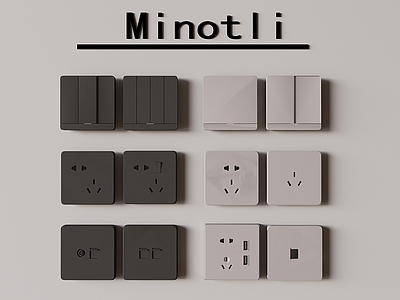 开关 开关插座面板 五金件