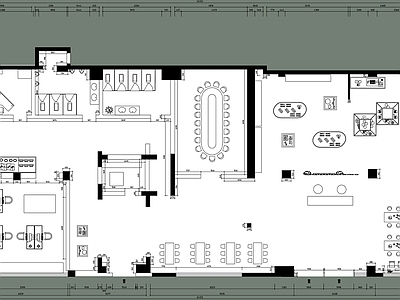 现代书店 两层商业书店空间 书店空间设计 施工图