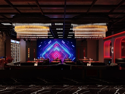 工业现代酒吧 工业酒吧 现代酒吧 酒吧 暗黑酒吧 黑金酒吧