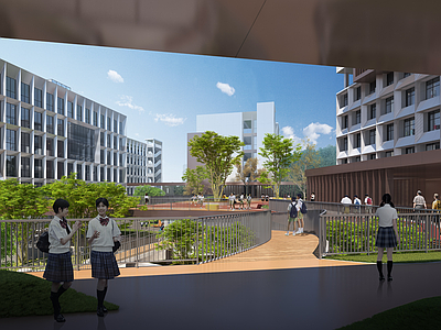 现代学校建筑 学校建筑 现代学校