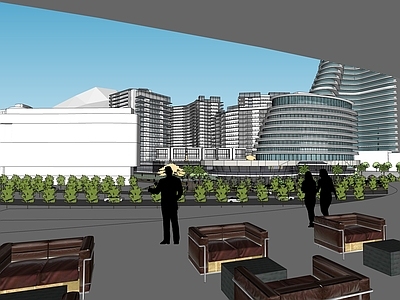 现代酒店建筑 深圳大梅沙概念