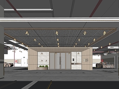 现代其他公共空间 地库大堂