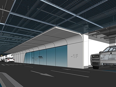 现代其他公共空间 地库