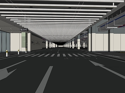 现代其他公共空间 地库