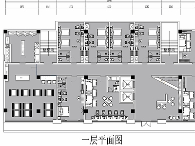 现代网吧 电竞室 电竞酒店 施工图