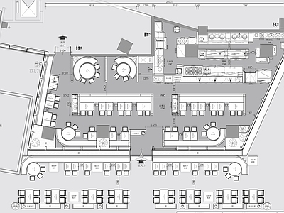 现代西餐厅 户外餐厅 火锅店 主题餐厅 音乐餐厅 亲子餐厅 施工图