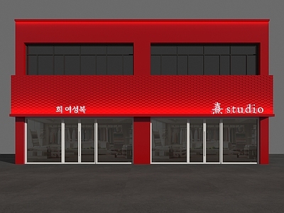 现代极简家居专卖店 奢侈品店门头 大牌店门头 网红服装店门头 高端店门头 门头