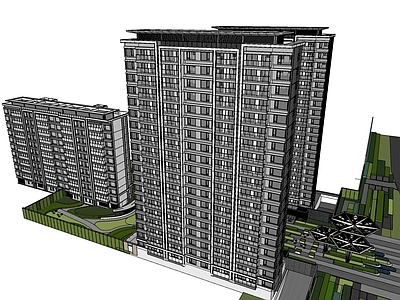 现代售楼处建筑 现代售楼处