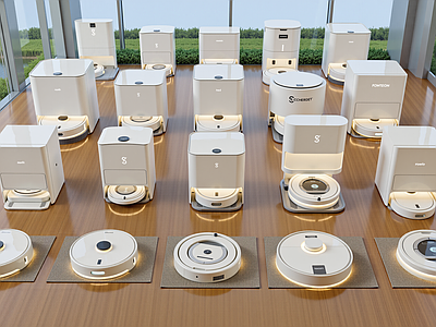 家用电器组合 现代吸尘器