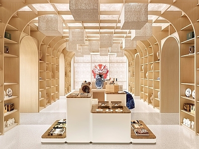 现代其他店铺 文创店