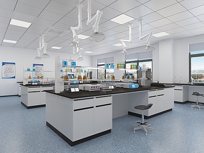 现代实验室 实验室 仪器设备 万向罩 中央台 试剂柜