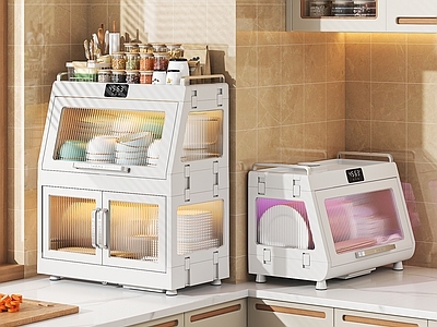 厨房用品 厨房碗柜置物架 碗柜收纳架 碗盘子筷子碟子 调料盒 橱柜