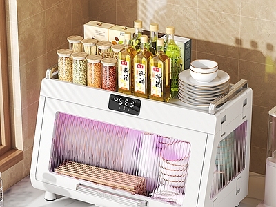 厨房用品 厨房碗柜置物架 碗筷收纳盒 碗盘子筷子碟子 调料盒 橱柜