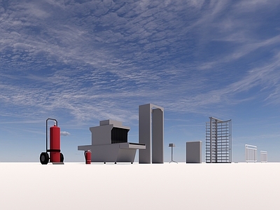 灭火器 安检机 室内安检消防 灭火器 单向门