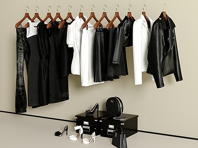 衣服 衣服 衣架