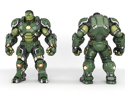 虚拟人物 虚拟人物 动漫人物 绿巨人 浩克