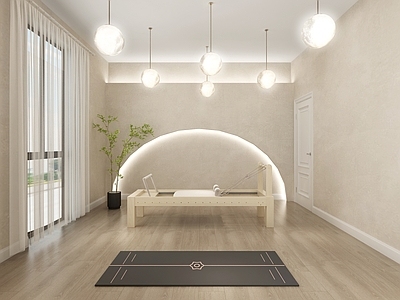 现代瑜伽室 瑜伽