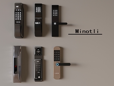 锁 钥匙 智能门锁电子锁 指纹锁密码锁