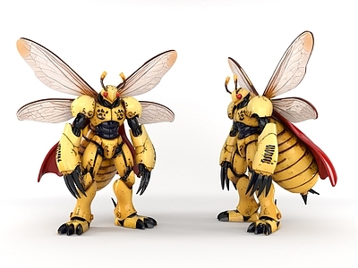 虚拟人物 虚拟人物 游戏角色 黄蜂战士