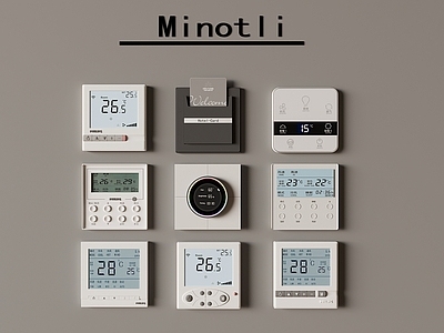 开关 空调开关恒温开关 插卡取电旋钮开关
