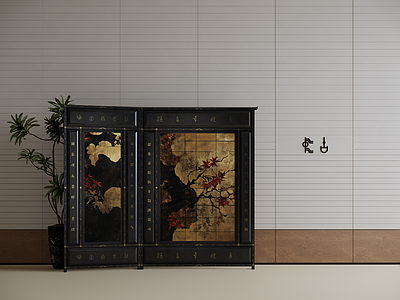 中古中式屏风 木屏风 铁艺屏风 藤编屏风 金属屏风 不锈钢屏风