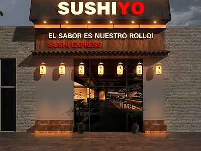 日式门头 日式门头 日式烧鸟门头 日式烧肉门头 日式烤肉门头 日料店门头