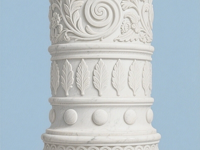 现代柱子 中式亭子雕刻构件