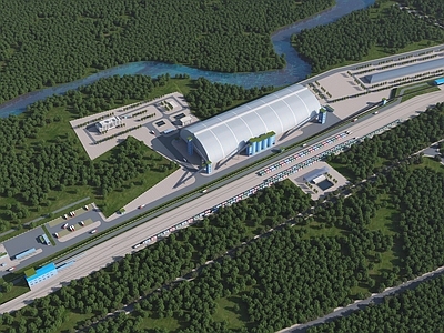 现代厂房 厂房工业建筑