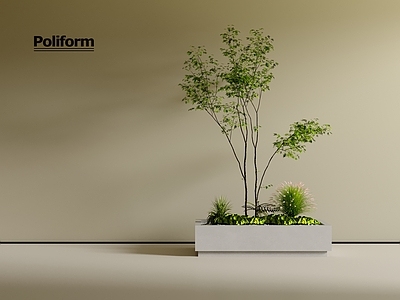 植物堆 室内绿植景观