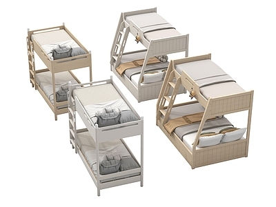 现代上下床 宿舍上下床 双层床 上下铺 现代上下床