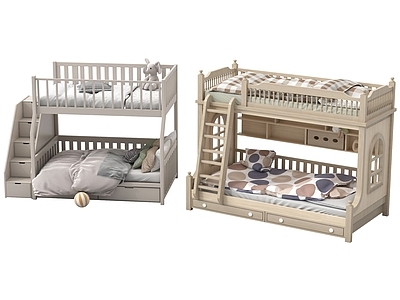 现代上下床 木材 儿童床 宿舍上下床 现代上下床