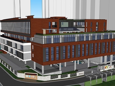 现代小学 小学建筑与景观