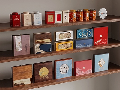 茶具 新中式茶叶罐 茶叶礼盒 茶饼