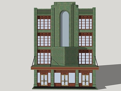 复古风格建筑 极简风 建筑设计 阿代扣