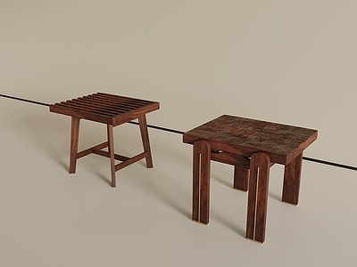 中古其他凳子 中古风实木凳子