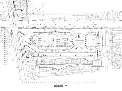 现代商业综合体 宿迁雨润国际广场 156米 施工图