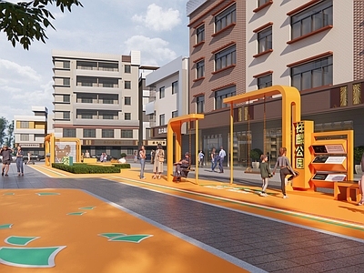 现代口袋公园 街头小公园 典型镇典型村公园 绿美生态小公园