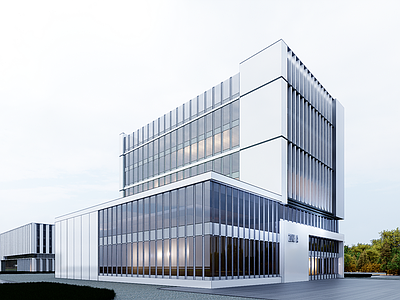 现代厂房 现代工业厂房 多层厂房 厂房建筑 工业上楼厂房 现代简约厂房