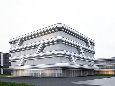 现代厂房 现代工业厂房 多层厂房 厂房建筑 工业上楼厂房 现代简约厂房