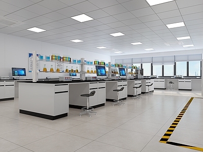 现代实验室 实验室 中央台 边台 试剂架 天花机