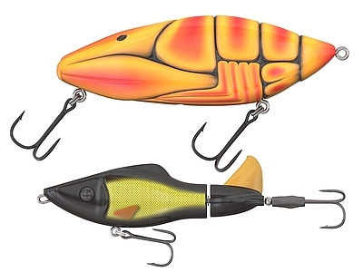 娱乐器材 鱼饵 鱼钩 渔具 仿生鱼饵