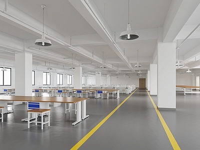 现代车间 现代车间 生产车间 厂房 设备间 操作间