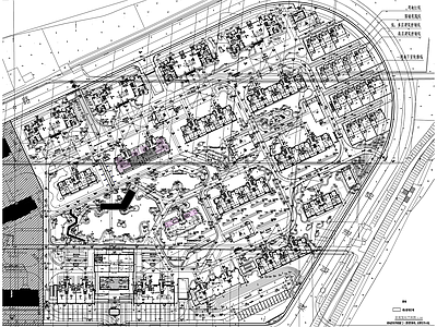 小区主入口 72万方用地 小区景观设计 施工图