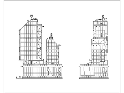 现代其他商业建筑 餐饮建筑 施工图
