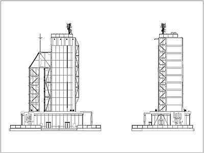 现代其他商业建筑 餐饮建筑 施工图