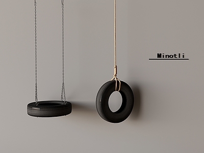 现代吊椅 创意轮胎吊椅挂件