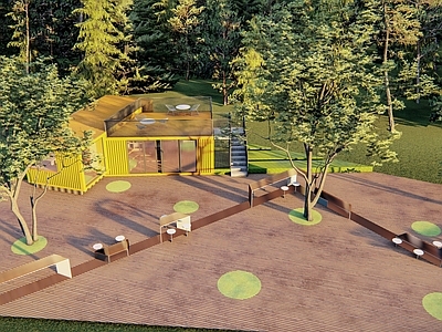 儿童器材组合 儿童休息区 儿童广场 林下广场