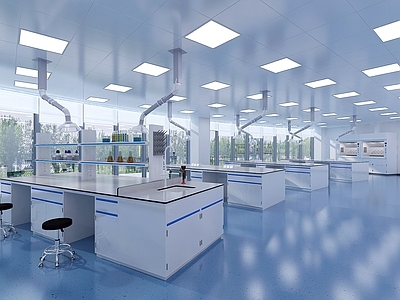 现代实验室 象鼻式万向罩 试剂架 中央台 PVC地胶 滑轮实验椅