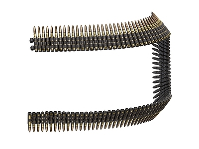 军事器材 子弹 机枪子弹 弹药